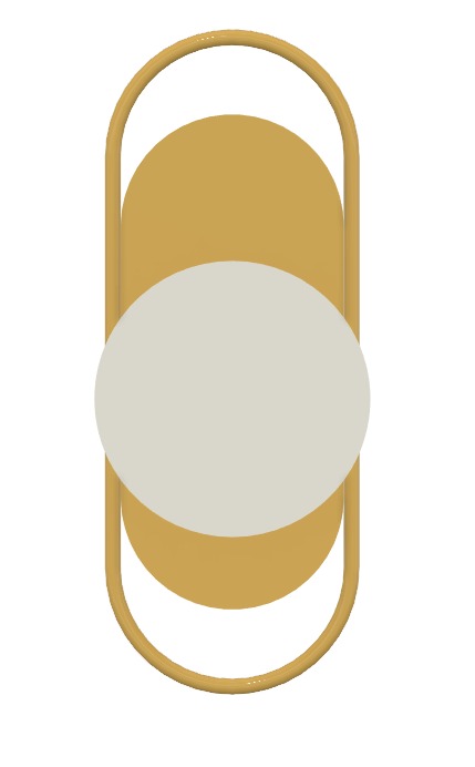 U Shape Metal NamePlate