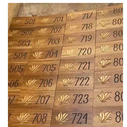 Office & Hotel Room Number Name Plate