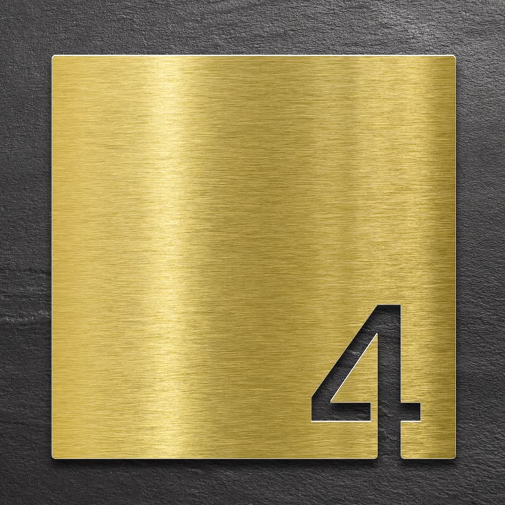 Office & Hotel Room Number Name Plate